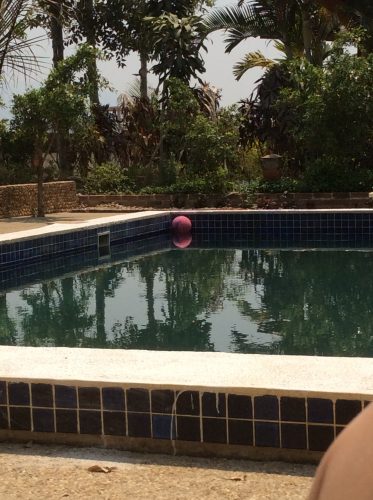 The pool at the Princess Garden Hotel in Nyaungshwe, Myanmar.