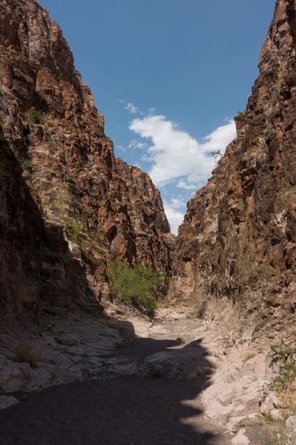 Closed Canyon in Big Bend Ranch State Park.