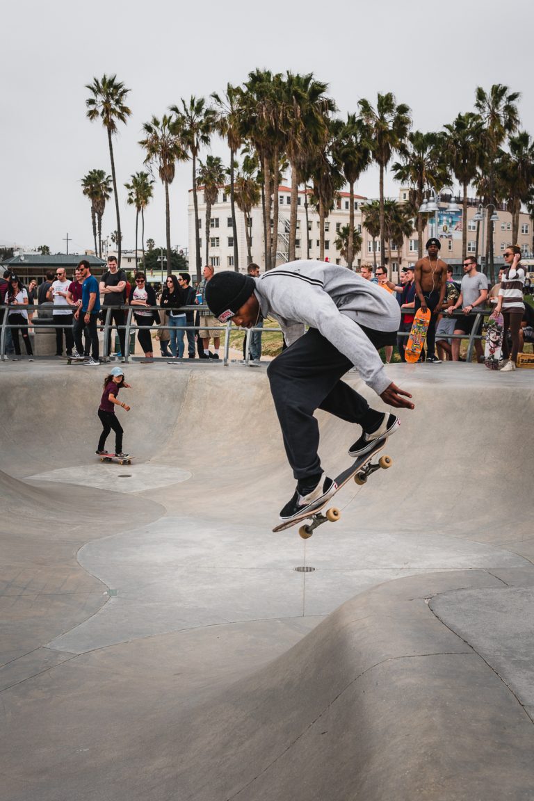 Venice, California: stroll the canals and watch skateboarders